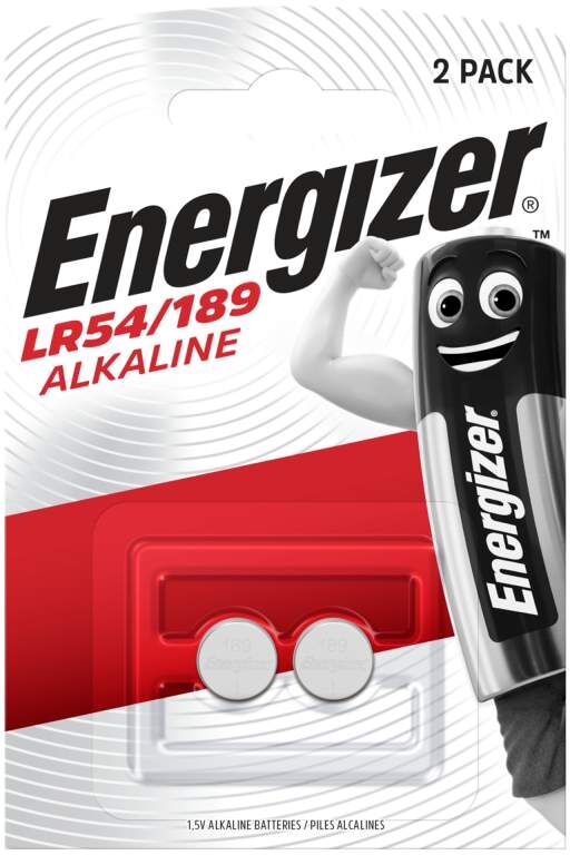 2 Piles LR54 / 189 / V10GA Energizer Alcaline 1,5V