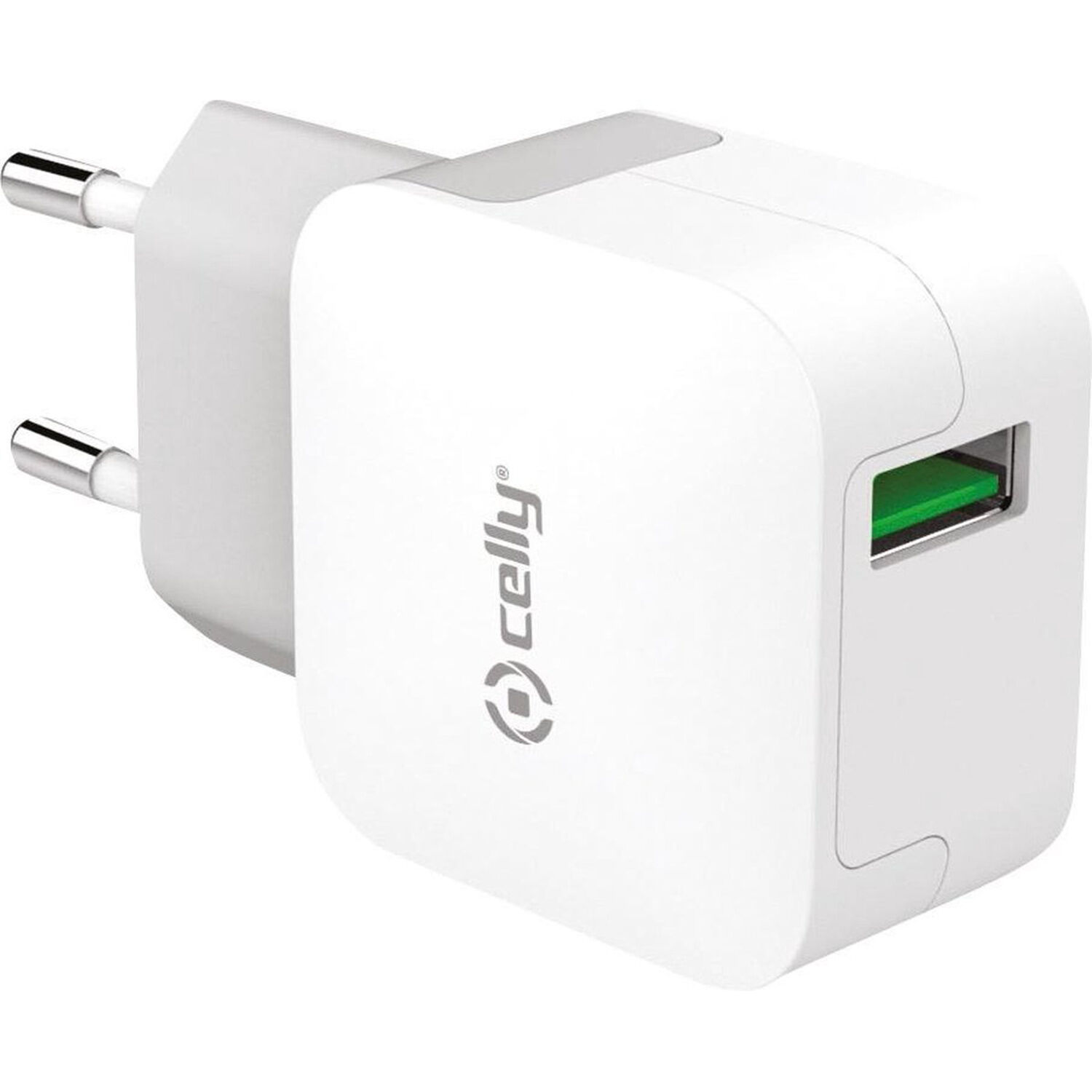 Celly USB Wall Charger - 2,4A - Blanc
