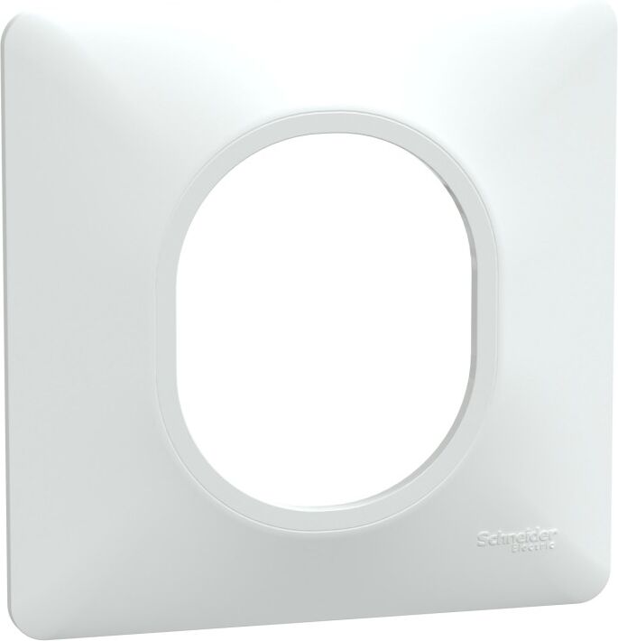 SCHNEIDER ELECTRIC Schneider ovalis plaque simple blanc - s320702