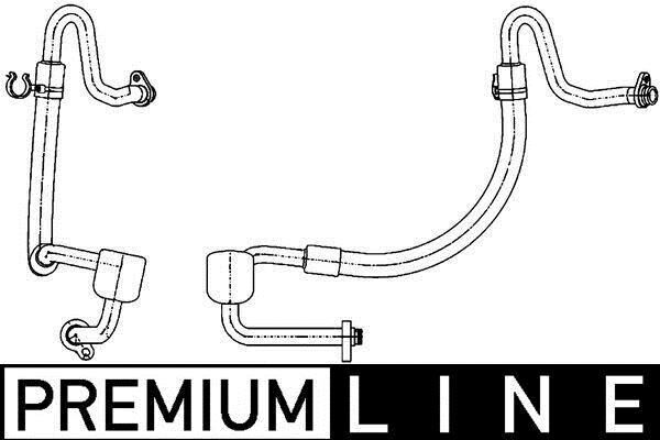 MAHLE Aftermarket Conduite à basse pression, climatisation MAHLE Aftermarket AP 121 000P