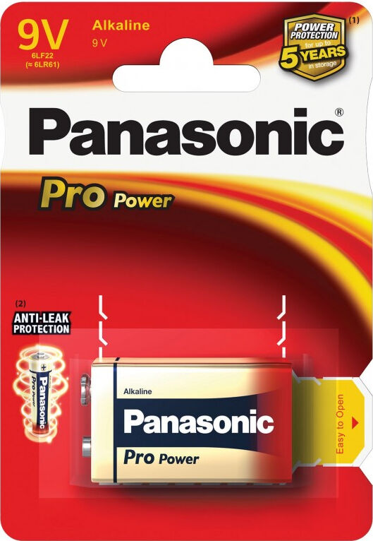 Panasonic Pile Pro Power 6LR61 9V