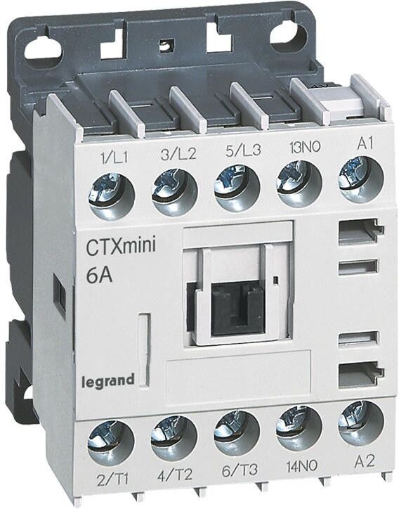 LEGRAND Mini-contacteur CTX³ 3 pôles 6A 1NO - tension de commande 24V~