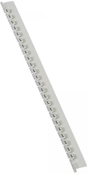 LEGRAND Réglette 24 repères Mémocab larg. 2,3mm - Lettre L - Emballage 240