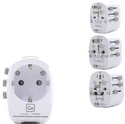 Go Travel Adaptateur USB Go Travel Electrique Europe - Monde Blanc