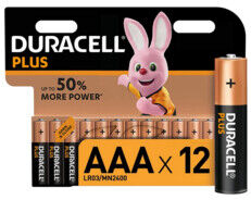 Duracell Piles LR03 type AAA - Lot de 12