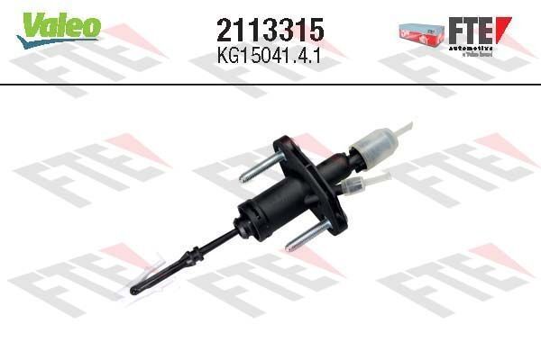 Valeo Master Cylinder, clutch FTE CLUTCH ACTUATION 2113315 Valeo 2113315