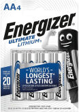 Energizer ER26264 AA lithium battery 4-pack