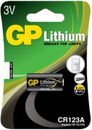 GP CR123A Lithium battery