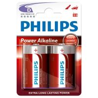 Philips Power Mono Alkaline D LR20 batteries 2-pack