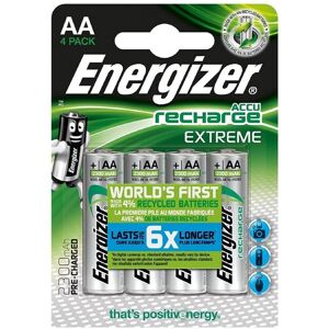 Energizer Stilo Aa 2300 Mah - Blister Da 4 Batterie Ricaricabili