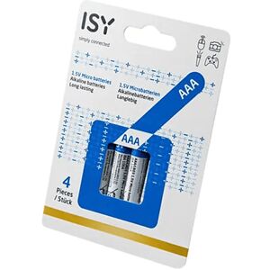 ISY BATTERIA  Alcaline AAA LR03 4pz