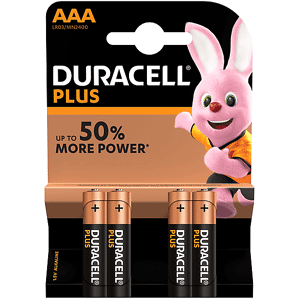 Duracell BATTERIE  PLUS POWER AAA 4PZ