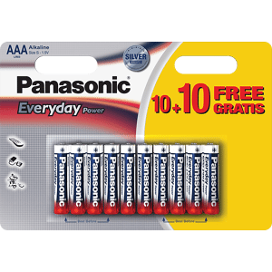 Panasonic BATTERIE  LR03EPS/20BW 10+10F