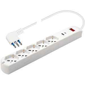 Polypool Pp2536 Mult. 5 Prese Sch+2 Usb A-c