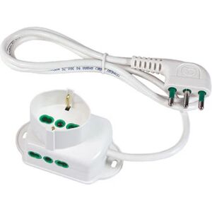 FANTON 42105 prolunghe e multiple 1,5 m 3 presa(e) AC Bianco