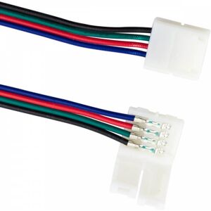 LEDDIRETTO Connettore RGB 4PIN + plug (per strisce LED RGB) - (conf. 4pz)