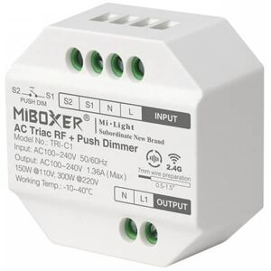 Mi-Light Dimmer da Pulsante Push e Telecomando TRIAC, 230Vac, 300W, RF