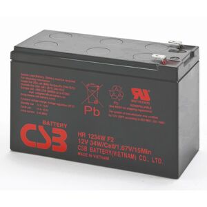 CSB HR1234W Batteria ermetica al piombo 12V 9Ah ad alta corrente di scarica