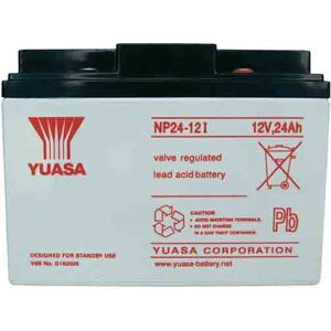 YUASA Batteria al piombo 12V–24Ah. NP24-12