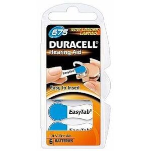 Duracell Italy Srl Duracell Easy Tab 675 Hearing Aid - 6 Pile Per Apparecchi Acustici 1.4V