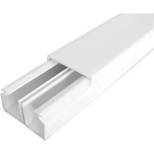 GENERICO Canalina Passacavi 30X10 Mm (2 Scomp.) Barra Mt 2