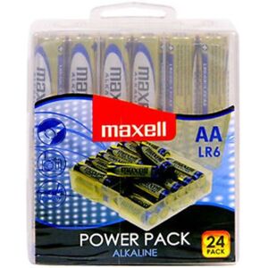 Maxell - Confezione Batteria Alcalina Aa Lr6 * 24 Batterie