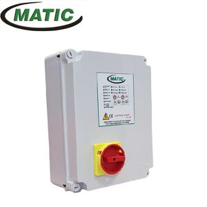 Matic Quadro Elettronico Per Avviamento Diretto Matic Control Pumpu Plus Multitensione Monofase/trifase