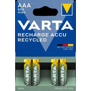 Varta Aaa Ministilo Recharge Accu Recycled X4 800 Mah