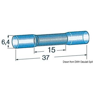 Osculati Tubetto preisolato termoretraibile 2 cavi per giunzione stagna Tubetto preisolato 1-2,5 mm²