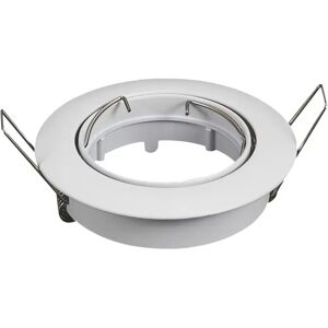 Portafaretto orientabile GU10 / MR16 da incasso 82mm Bianco Rotondo Aigostar