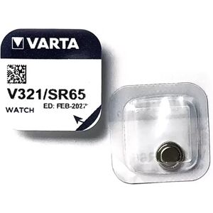 Batteria bottone Varta 1,55V V321 Ossido d’Argento confezione da 1 pila