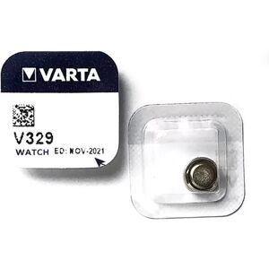 Batteria bottone Varta 1,55V V329 Ossido d’Argento confezione da 1 pila