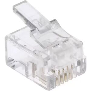 Connettore Telefonico Plug RJ11 Confezione 8pz Aigostar