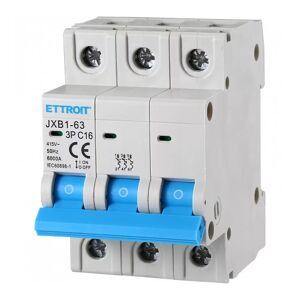 Interruttore automatico magnetotermico modulare 3P 16A 6KA 380V Ettroit