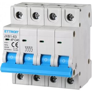 Interruttore automatico magnetotermico modulare 4P 40A 6KA 380V Ettroit