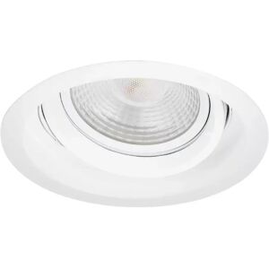 Portafaretto orientabile AR111 da incasso 170mm Bianco Rotondo Novaline