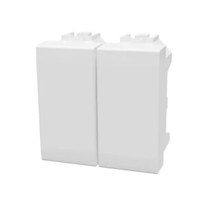 Aigostar Tappo Falso Polo bianco compatibile anche con BTicino Livinglight 2 pezzi
