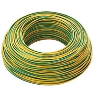 Pappalardo Cavi Cavo Elettrico Unipolare Cpr Fs17 450/750 1x4mm² Giallo/verde - Matassa 100m