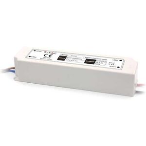 V-Tac Vt-22155 Alimentatore Slim Led 150w 12v 12.5a Waterproof Ip67 In Plastica Cavi A Saldare  - Sku 3250