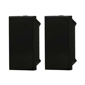 Ettroit Falso Polo Compatibile Bticino Axolute Colore Nero Confezione 2pcs  An0100