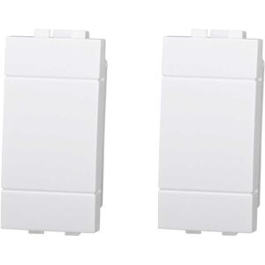 Ettroit Falso Polo Compatibile Bticino Livinglight Colore Bianco Confezione 2pcs