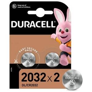 (1 Confezione) Duracell Lithium Batterie 2pz Bottone DL/CR2032