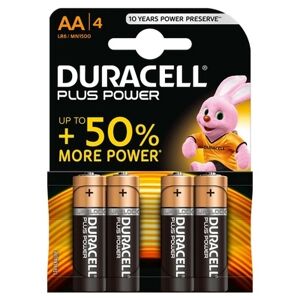 Offertecartucce.com Duracell Plus Power 4 Batterie stilo AA 1,5V Alcaline