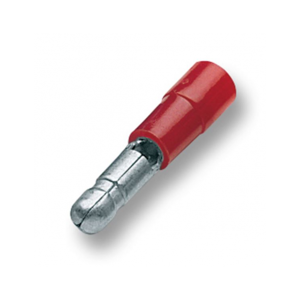 Cembre Capicorda Cilindrico Isolato Ad Innesto Maschio Rosso 0,25-1,5 Mm2   Rf-Bm4 Confezione 100 Pz