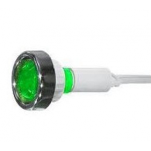 Lsc Isolanti Elettrici Segnalatore Luminoso Al Neon 24v Verde Diametro 20 Mm A Chiusura Stagna