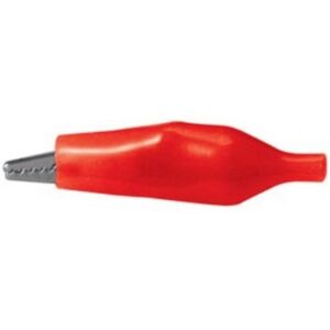 Lsc Isolanti Elettrici Coccodrillo Isolato 32 Mm Rosso