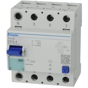 Doepke DFS 4 100-4/0,03-A interruttore automatico Dispositivo a corrente residua Tipo A (09164901)