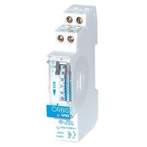 Orbis Uno Qrd Interruttore Orario Elettromeccanico Giornaliero 230v 1 Modulo Din Con