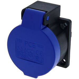 PCE 1323-0bc Safety Socket Swiss Black