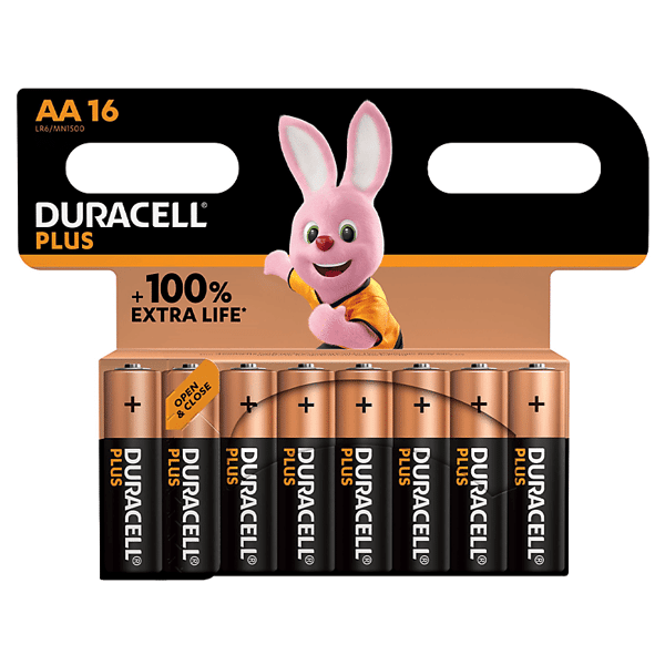 duracell batterie  plus 100 aa b16